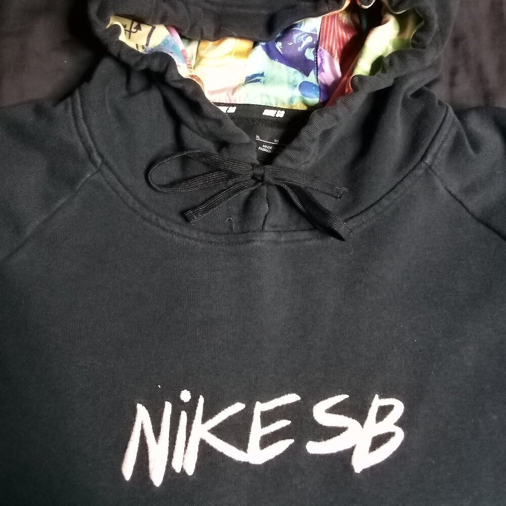 Vintage Y2K Nike SB Spell Out Hoodie Sweatshirt